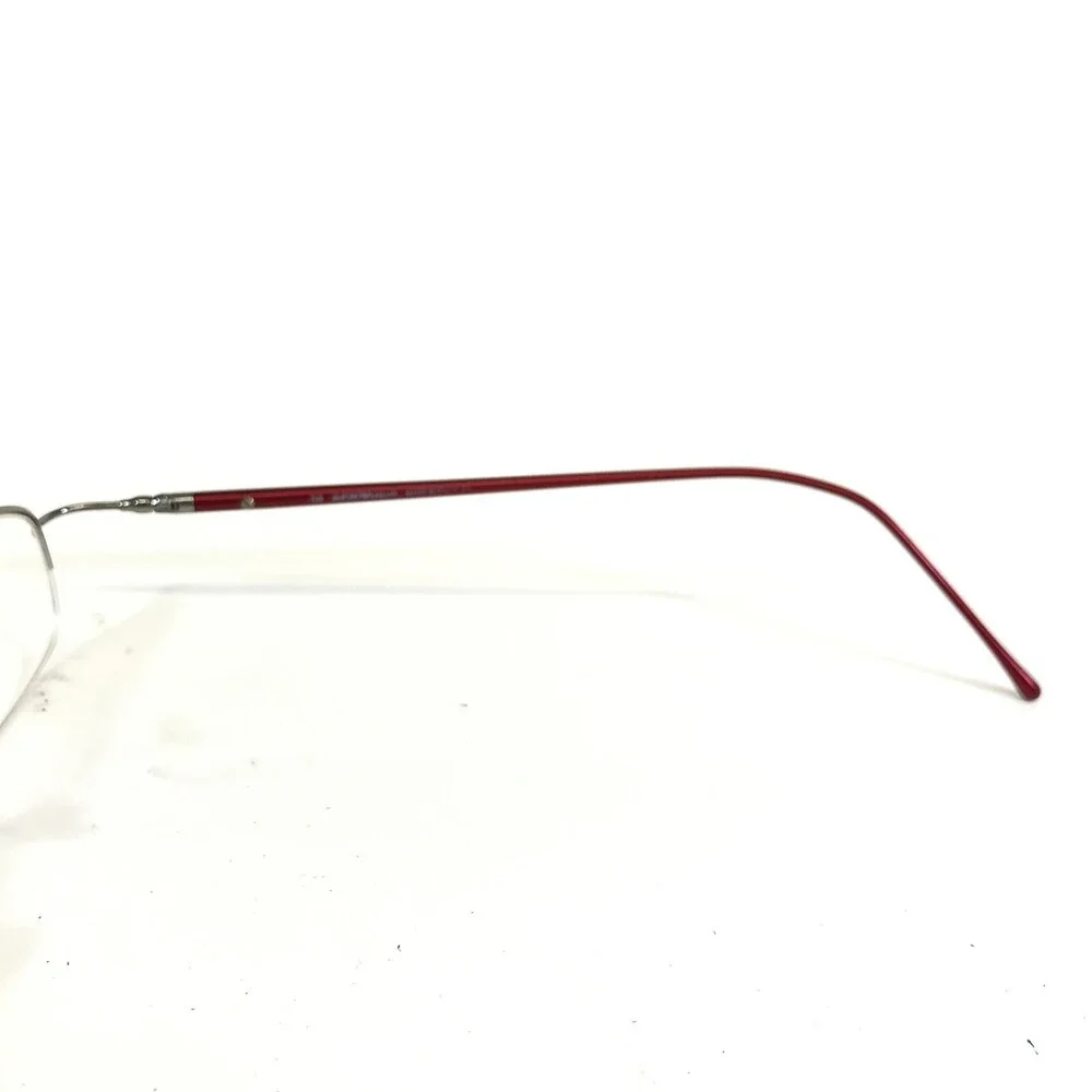 Emporio Armani Petite Eyeglasses Frames EA0023/N 9P2 Red Silver Oval 46-20-135